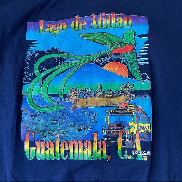 Blue Guatemala Sleep Shirt, XL - Picture 1 of 7